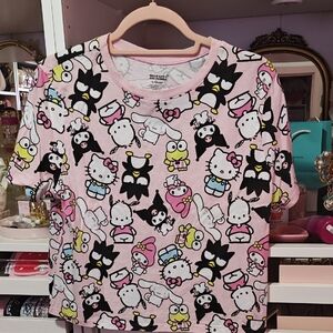 Pink Hello Kitty Graphic T-Shirt